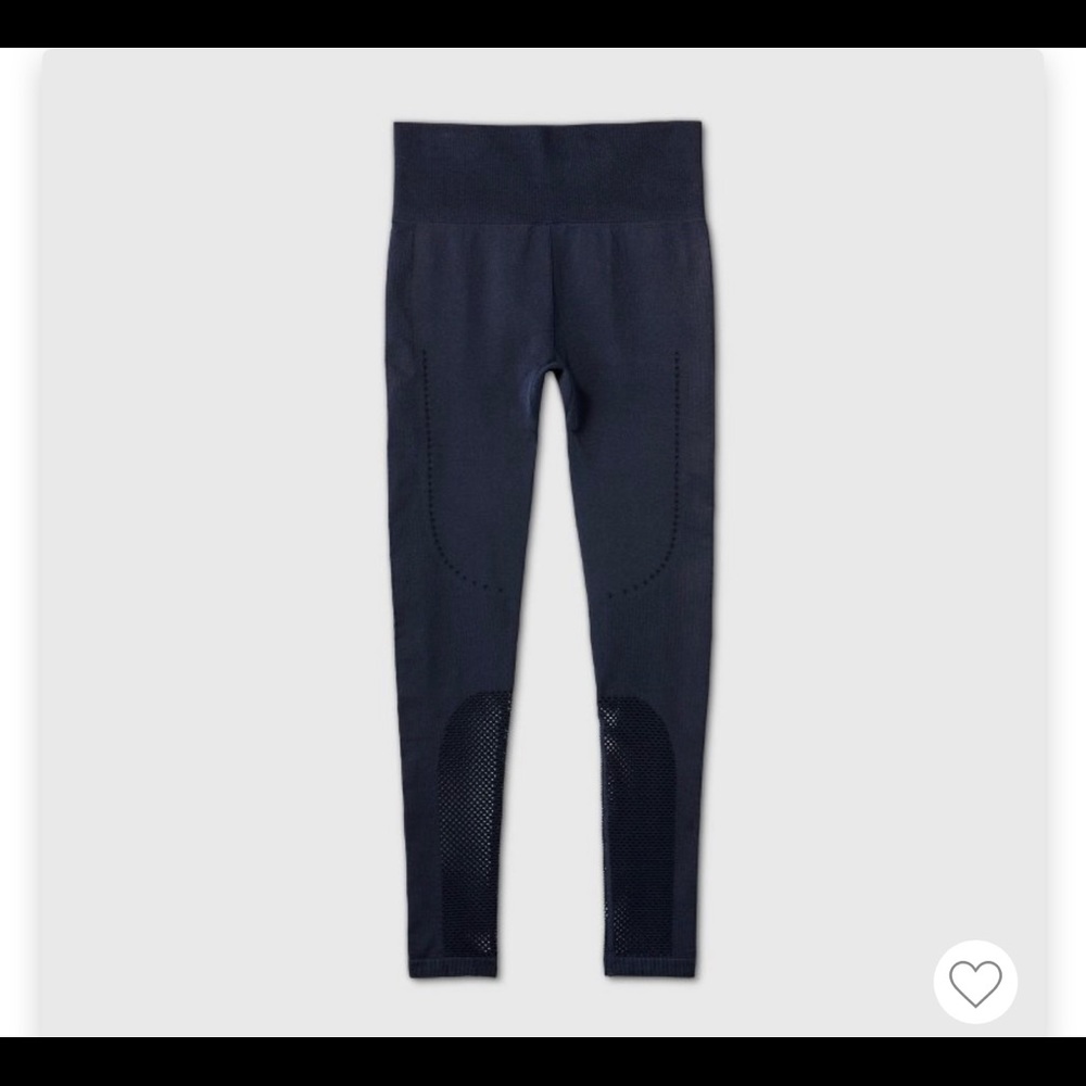 High waisted Seamless mesh leggings